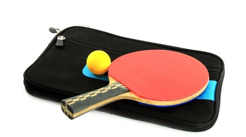 Tragbare Tischtennisschläger-Hülle für Pong Paddle Double Bat L4T3 