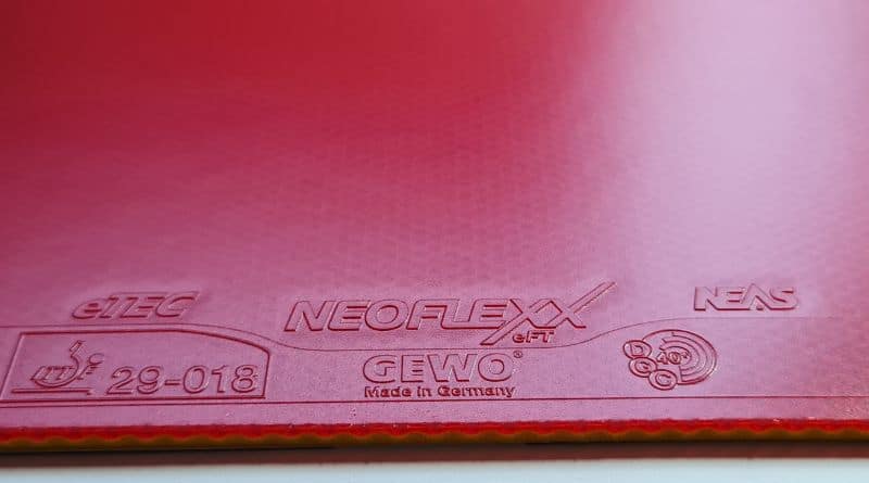 Gewo Neoflexx efT 40 rotes transparentes Obergummi