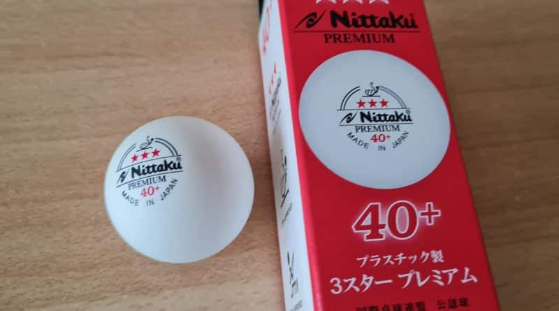 Nittaku Premium Tischtennisbälle